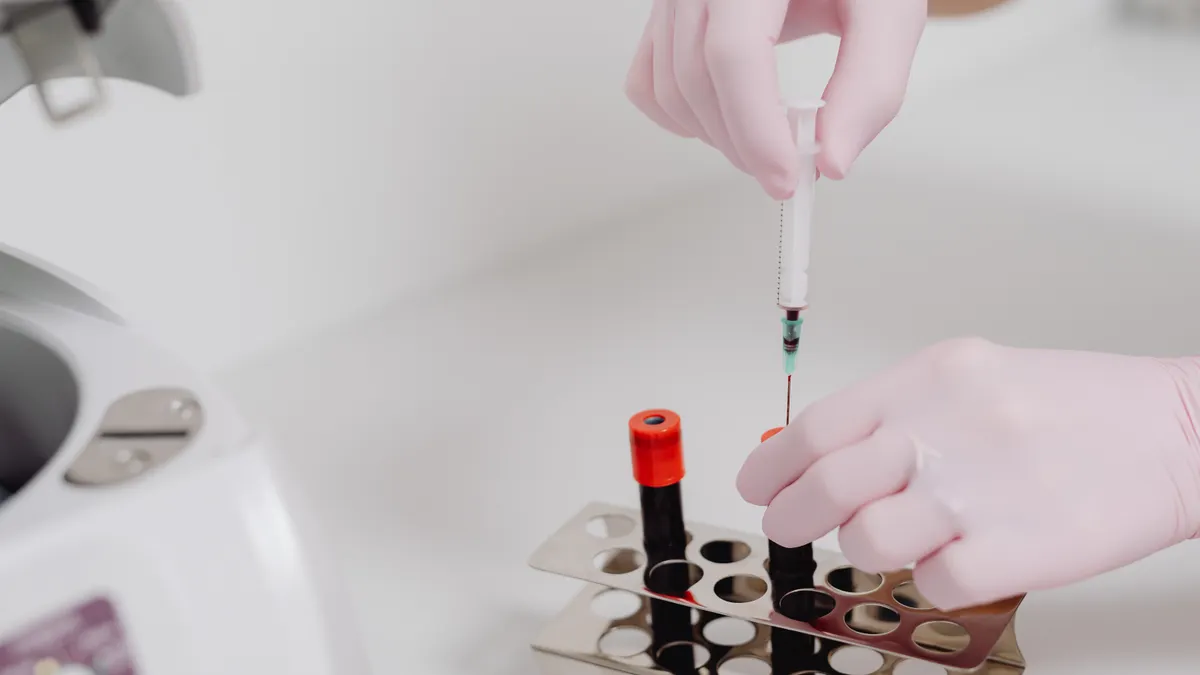 PRP being prepared for treatment